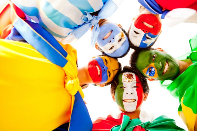 Happy,Group,Of,Latin,American,People,Smiling